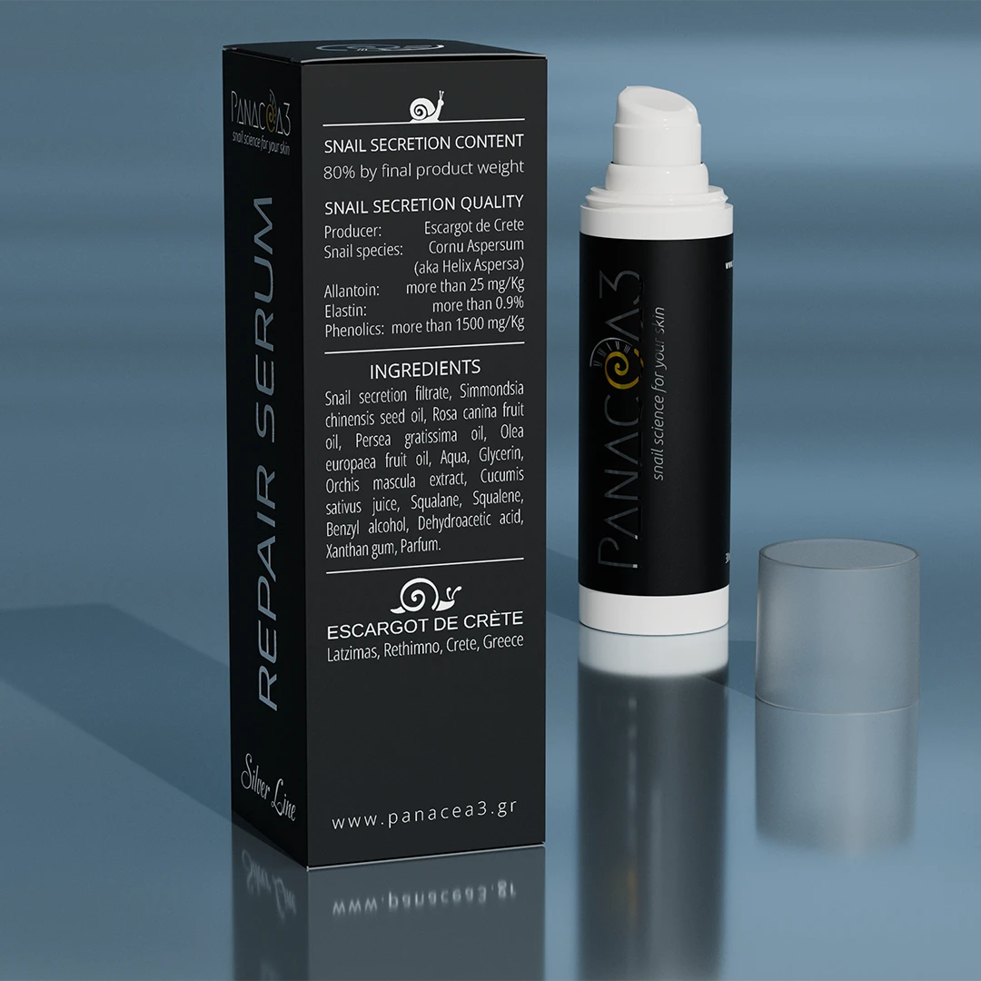 PANACEA3 Repair Serum from snail secretion 24h, Silver Line